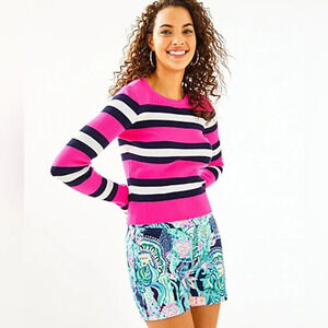 LILLY PULITZER NWOT Malie Stretch Short‎ in Multi Looking Sharp